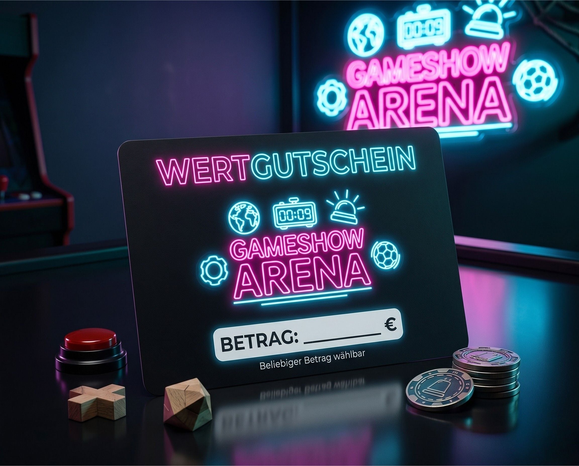 Gameshow Arena Wertgutschein | Das perfekte Geschenk ab 25€