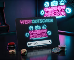 Gameshow Arena Wertgutschein | Das perfekte Geschenk ab 25€-1